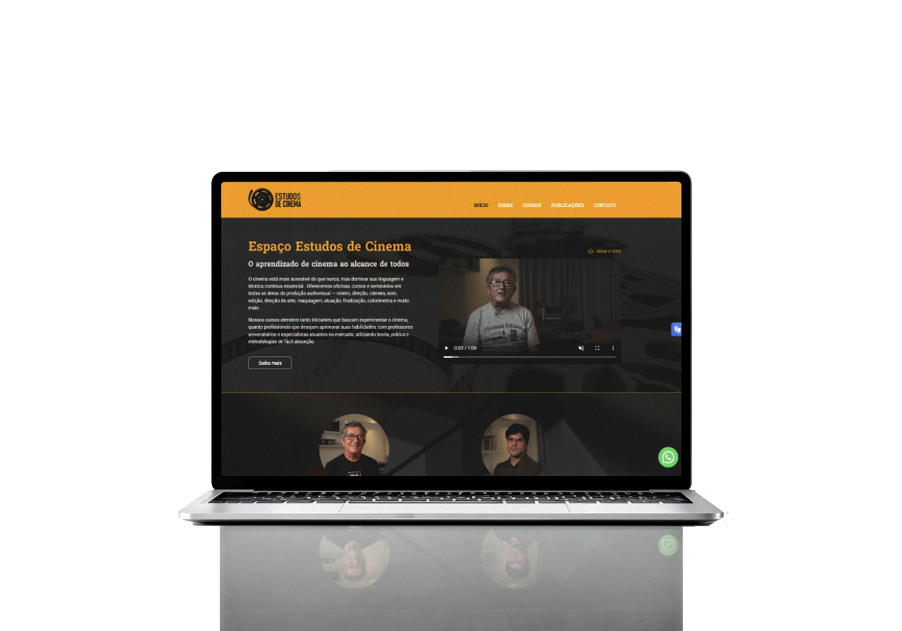 Espa&ccedil;o Estudos de Cinema. Cliente Conecta Wesites