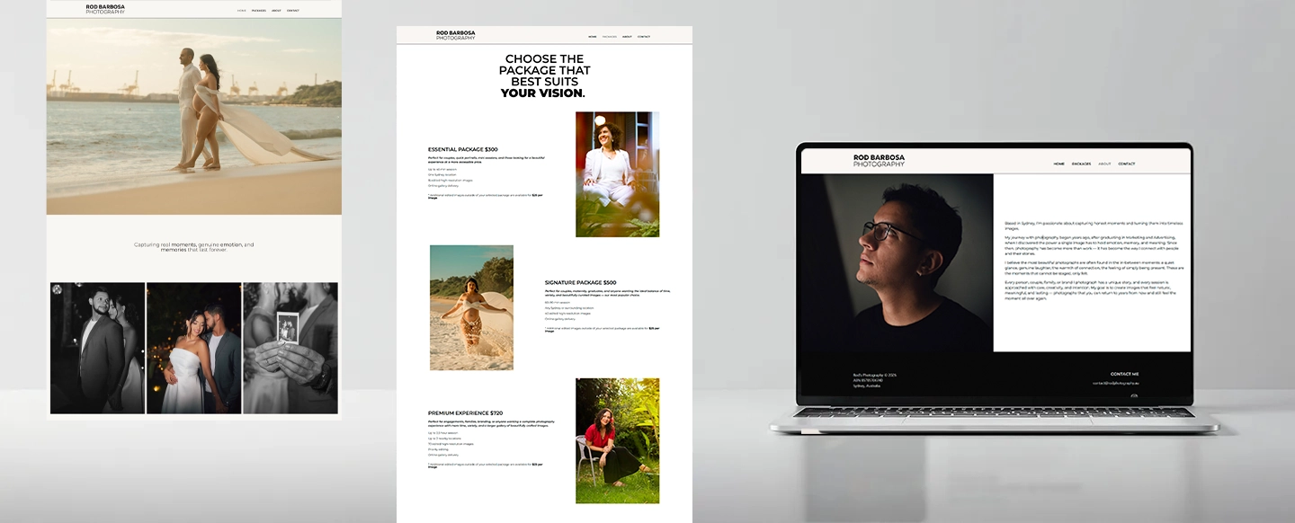 rod photography mockup